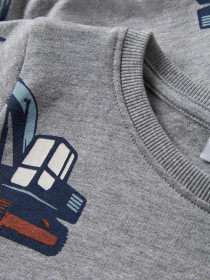 NAME IT Sweatshirt Nenean Grey Melange